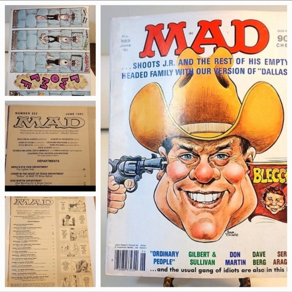 MAD Magazine Other - Vintage MAD Magazine Lot of 9 Collectibles.